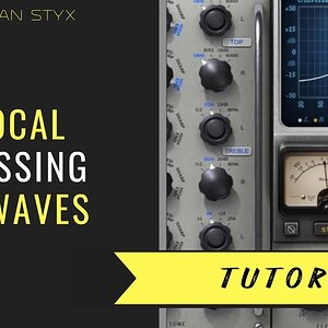 Pop vocal processing with waves plugins.