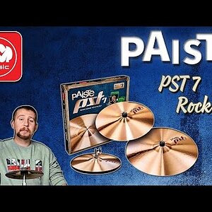Обзор комплекта тарелок PAISTE PST 7 Rock Set