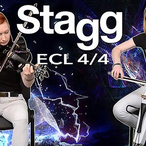 Электровиолончель STAGG ECL 4/4 (Red Hot Chili Peppers Californation cello cover)