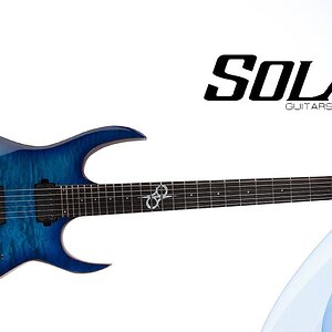 Обзор электрогитары Solar Guitars S1.6ETQOB LTD