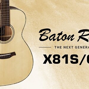 Baton Rouge X81S/OM - акустическая гитара небольшого размера