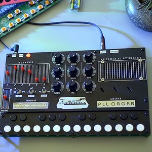 Синтезатор DIY (комплект Arcadia PLL Organ) Сенсорная панель, фильтр и дилей