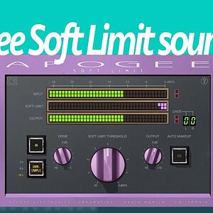 Apogee Soft Limit plugin sound test