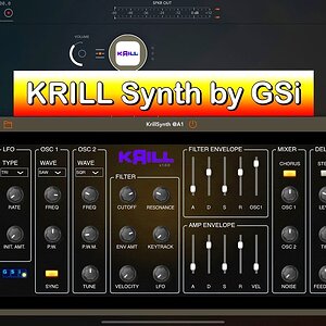 KRILL синтезатор - Виртуальный аналоговый синтезатор от GSi - Учебное пособие для iPad