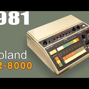 ROLAND CR-8000 Аналоговая драм-машина 1981 | HD DEMO