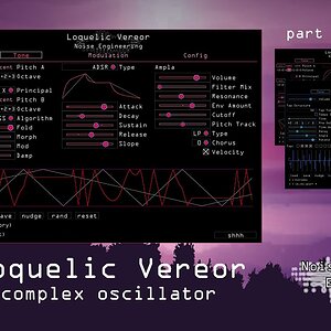 Демонстрация плагина сложного осциллятора Loquelic Vereor для VST3, AU и AAX - Noise Engineering