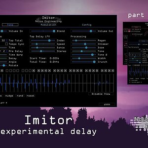 Демонстрация экспериментального плагина дилея Imitor для VST3, AU и AAX - Noise Engineering