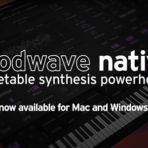 modwave native - синтез волновых таблиц — теперь доступен для Mac и Windows
