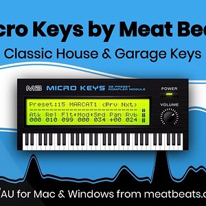 Micro Keys бесплатный VST/AU плагин от Meat Beats