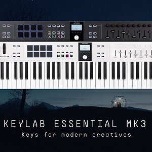 KeyLab Essential mk3 | Keys For Modern Creatives | ARTURIA